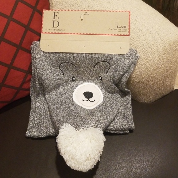 🧣🐻ED BY ELLEN DEGENERES BEAR SCARF🐻🧣 - Picture 2 of 5